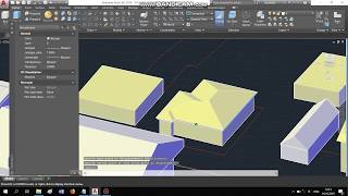 Как быстро посторить любую крышу в AutoCad