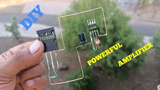 DIY POWER AMPLIFIER WITH TRANSISTOR TTC5200 & IC LM358