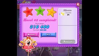 Candy Crush Saga [Dreamworld] Level 43 ★★★ 3 Stars