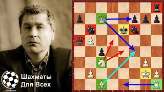Шахматы. Василий Иванчук. КРАСИВЫЙ БЫСТРЫЙ РАЗГРОМ сильного оппонента!