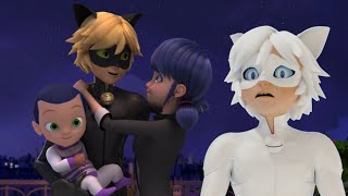 Marinette and Super Cat have a baby | У Маринетт и Супер Кота появился ребёнок