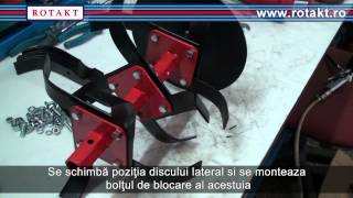 Montaj freze motocultor Rotakt