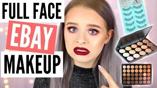 FULL FACE OF EBAY MAKEUP!! | sophdoesnails