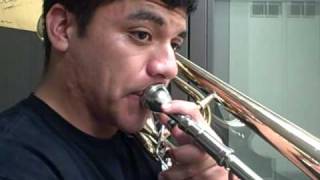 Bass trombone technique