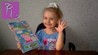 Peppa Pig Аппликация пайетками и стразами Свинка Пеппа!!!