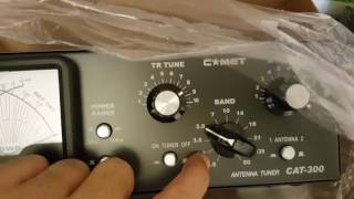 COMET CAT 300 Antenna Tuner Unboxing