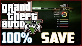 HOW TO GET 100% SAVE FILE IN GTA5 [BONUS CLIP IN END]