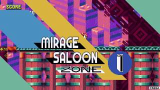 Sonic Mania Plus (Encore Mode) - Mirage Saloon Zone Act 1 Special Stage Rings