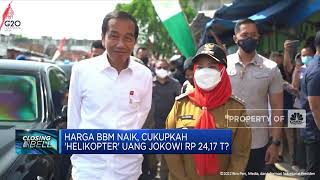 Harga BBM Naik, Cukupkah 'Helikopter' Uang Jokowi Rp 24,17 T?