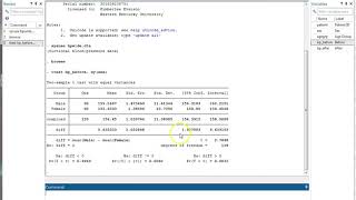 T Tests in Stata