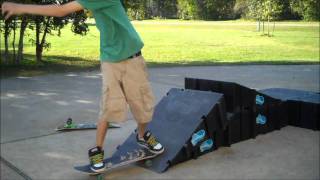 Giant Skate Ramp Session