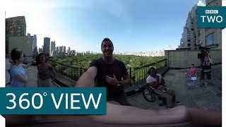 Central Park - New York: America's Busiest City | 360 Video - BBC Two