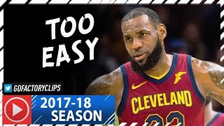 LeBron James Full Highlights vs Trail Blazers (2018.01.02) - 24 Pts, 8 Ast