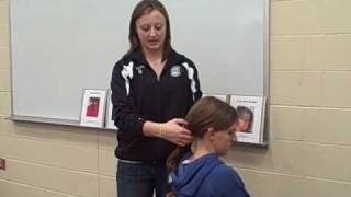 Informative Demonstration speech by a girl who knows how to braid pretty well