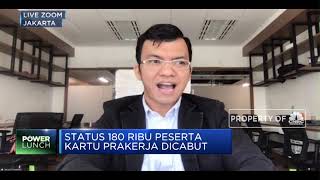 Ini Alasan Dicabutnya Kepesertaan 180 Ribu Peserta Kartu Prakerja