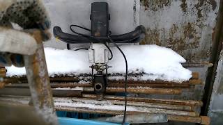 Бурим сами. Как зимой самому пробурить скважину на воду без обсадки