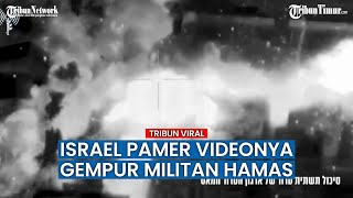 Israel Bombardir Posisi Hamas Secara Brutal, Sejumlah Bangunan Rata dengan Tanah