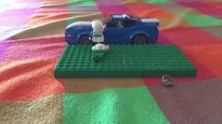 Me driving my LEGO speed champions Ford Mustang