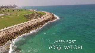 Jaffa Port Beach from Drone