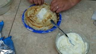 Налистники с творогом. Рецепты белорусской кухни