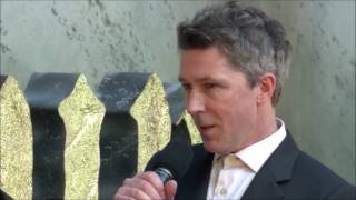 Aidan Gillen at London premiere of "King Arthur"
