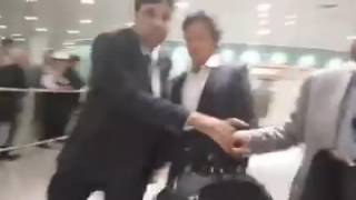 PTI Leader IMRAN KHAN arrival at London Heathrow k2tv syed kashif sajjad