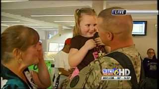 Soldier returns from Afghanistan to find his wife 100 pounds lighter!