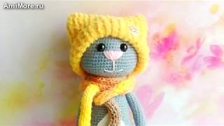 Амигуруми: схема Кот модник и Кошка. Игрушки вязанные крючком. Free crochet patterns.