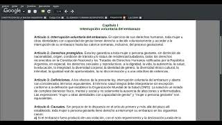 Proyecto Legalización Aborto: Toma 2