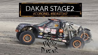Stage 2 Dakar; tough challenge for Coronel in the dunes of Peru, 2018