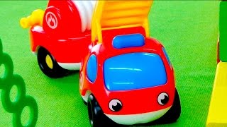 Развивающее видео про пожарную машину - Загорелся кошкин дом!