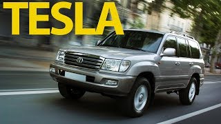 Мультимедийный центр на android в стиле тесла на LX 470 и TLC 100