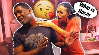 Having ANOTHER GIRLS LIPSTICK On Me PRANK On Wife!