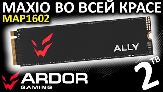 MAXIO во всей красе - обзор SSD ARDOR GAMING Ally 2TB ALG412816 (ALMA2048-ALG412816)