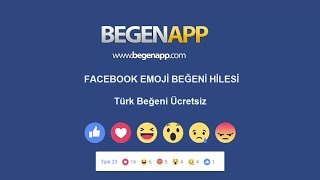 BegenApp Facebook Emojili Beğeni Hilesi 2017