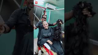 Malayala Young girl headshave