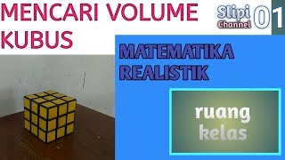 Mencari volume kubus dengan kubus satuan