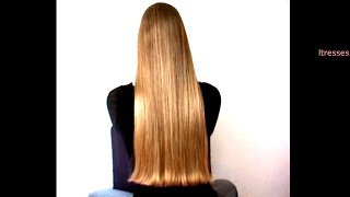 ltress' german model - silky long blonde hair