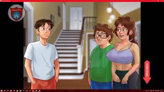 SUMMERTIME SAGA 14 5 2 Walkthrough Part 60   Have Fun with Mom Laundry, Play Poker with Erik's Mom