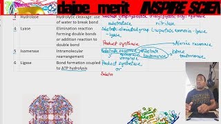 The Six classes of Enzymes with reaction, systematic names and application