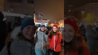Yılbaşı Kiev Sofiyivska Meydanı 01