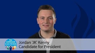 Jordan Kenny - Candidate for SU President 2014/15