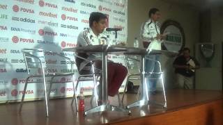 Rueda de prensa César Farías 11/06/13 VEN 0 - URU 1