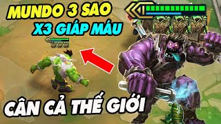 Cân Cả Thế Giới Với Siêu Mundo 3 Sao X3 Giáp Máu | Nhà Không Có Gì Ngoài Đai Khổng Lồ