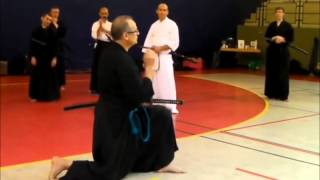 Iaido. stage koryu.versailles. octobre 2013.