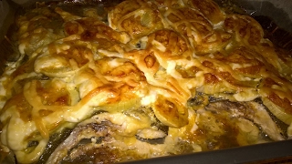 Запеченная камбала/Baked flounder