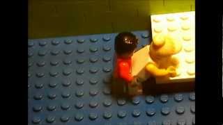 lego woman choking