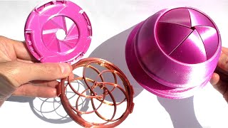 Механическая диафрагма на 3D принтере Mechanical Iris 3d print #Shorts