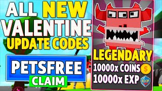 ALL NEW *FREE VALENTINE PET* UPDATE CODES in GIANT SIMULATOR (Roblox Codes)