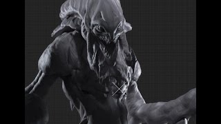 "Hydralisk" Blender sculpting timelapse